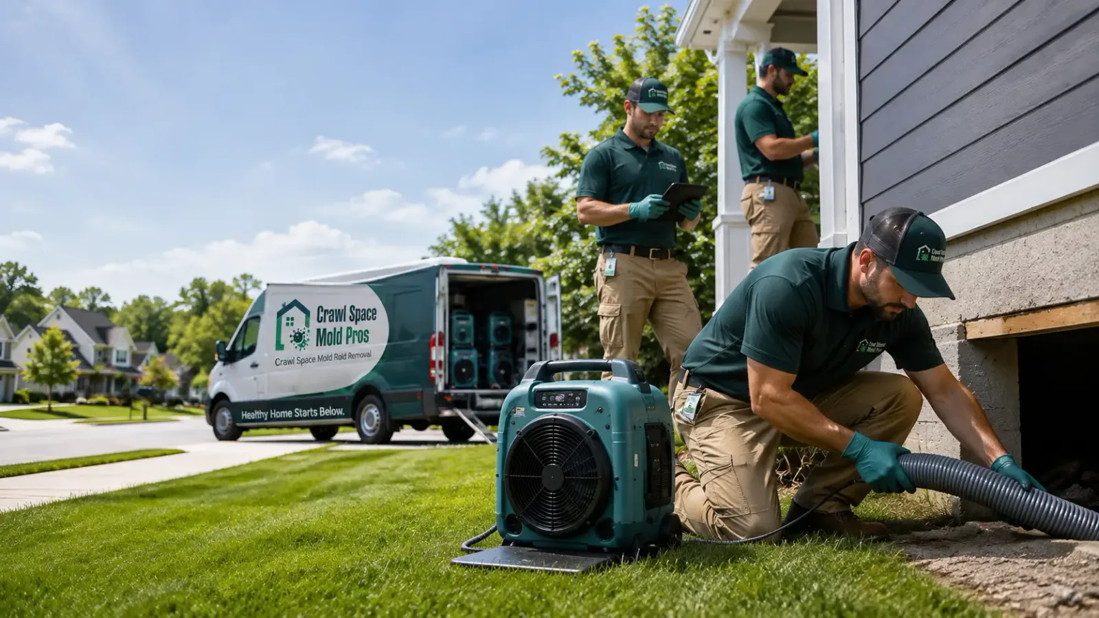 Crawl Space Mold Removal in Southampton, MA